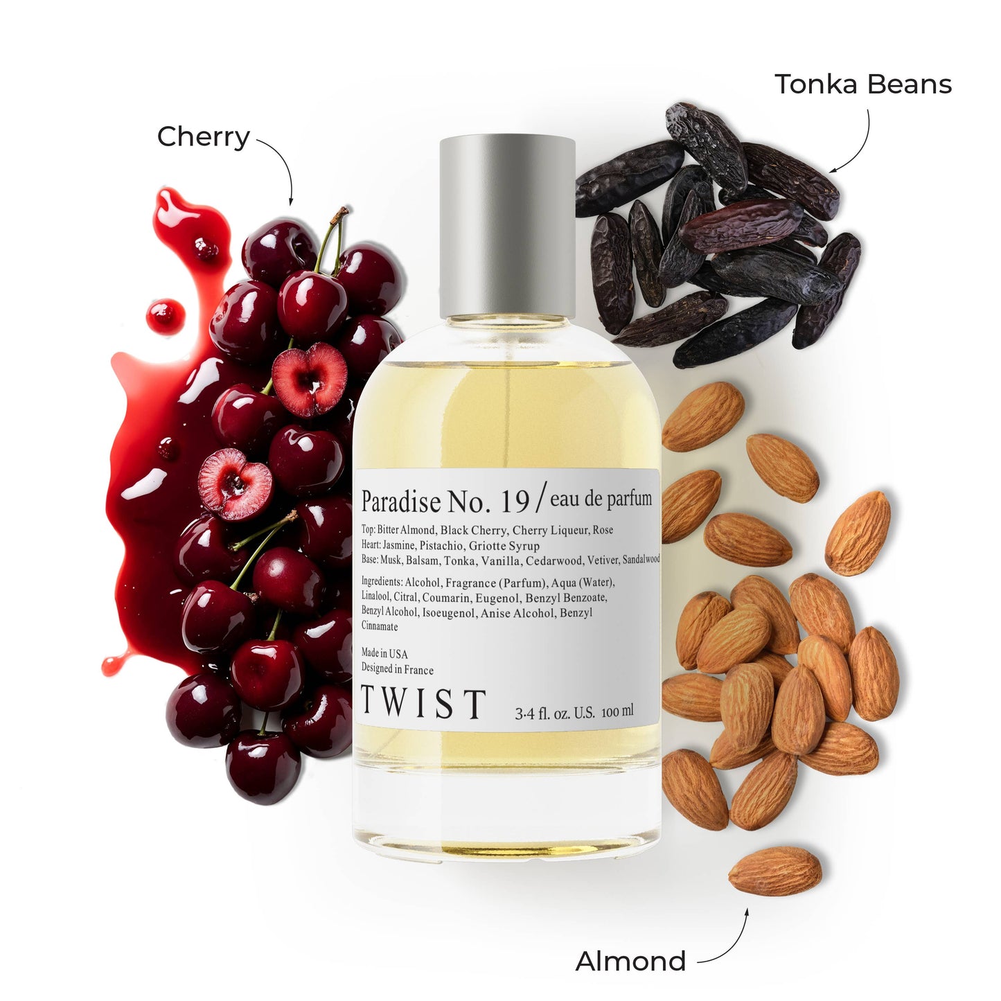 Unisex Twist Paradise No. 19 Inspired by T. Lost Cherry Perfume